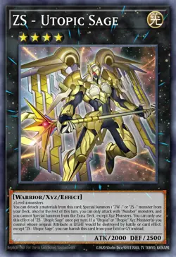 ZS Utopic Sage - BROL-EN058 Secret Rare | Yu-Gi-Oh! Card - Image 1