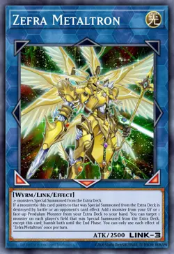 Zefra Metaltron - EXFO-EN097 Super Rare | Yu-Gi-Oh! Card - Image 1