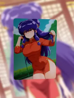 Shampoo Ranma ½ Anime Waifu Sexy Goddess Doujin Lewd Hentai Card - Image 1