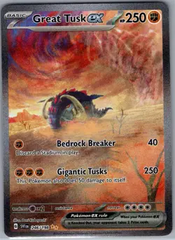 Great Tusk ex 246/198 SV01: Scarlet & Violet Base Set - Pokemon Card - NM - Image 1