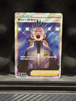 Boss's Orders SWSH251 Promo Card Pokemon TCG Full Art Trainer, Sword & Shield NM - Image 1