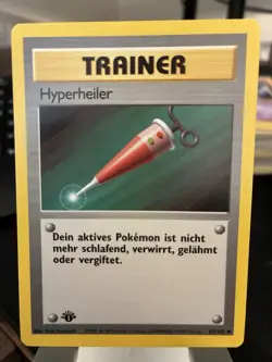 Hyperheiler (Full Heal) 82/102 1st Edition (German) - Pokemon Card - Image 1