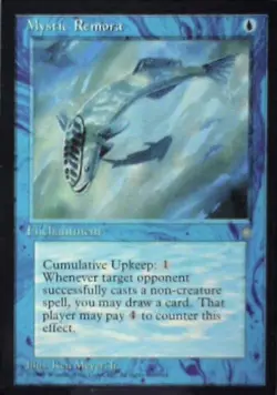 Mystic Remora - Ice Age: #87, Magic: The Gathering Nm R110 - Image 1