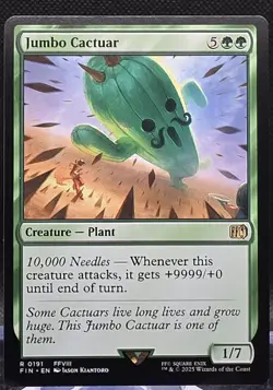 Jumbo Cactuar #191 Final Fantasy Regular Rare - Image 1