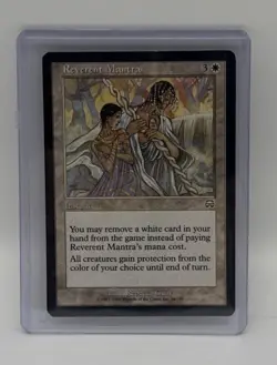 MTG Reverent Mantra Mercadian Masques Regular Magic The Gathering LP x1 - Image 1