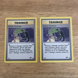 Pokemon - Erika's Kindness, Gym Challenge - Non-Holo 103/132 NM-MIBT X2 UNPLAYED - Image 1