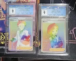 Pokemon Graded Card Lot - 14 Slabs - FA Rainbow Trainers - CGC 9 Mint - English - Image 3