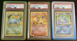 Pokemon Celebrations Venusaur Charizard Blastoise PSA 10 Sequential - Image 1