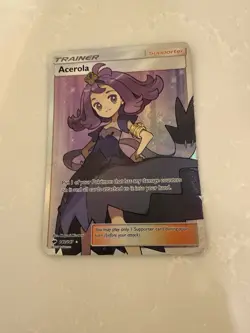 POKEMON Acerola (Full Art) 142/147 Sm-Burning Shadows Holo - Image 1