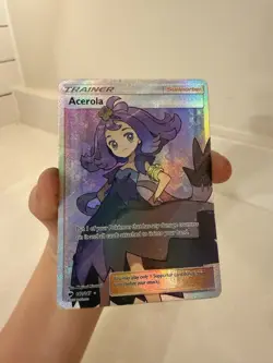 POKEMON Acerola (Full Art) 142/147 Sm-Burning Shadows Holo - Image 3