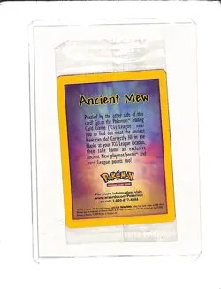 2000 WOTC Pokemon Ancient Mew The Movie Sealed Promo Pack (f) - Image 1
