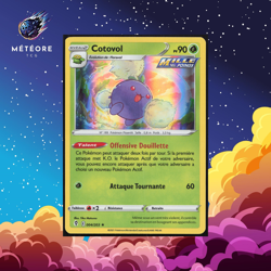 Carte Pokemon Cotovol 004/203 HOLO Evolution Celeste Epee & Bouclier Francais - Image 1