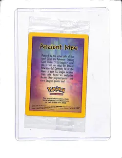 2000 WOTC Pokemon Ancient Mew The Movie Sealed Promo Pack (e) - Image 1
