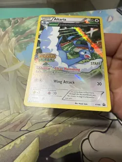 *CLEAN* Pokemon XY Roaring Skies Altaria XY46 Stamped Staff Pre-Release Promo - Image 2