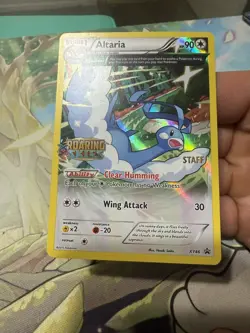 *CLEAN* Pokemon XY Roaring Skies Altaria XY46 Stamped Staff Pre-Release Promo - Image 3