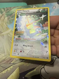 *CLEAN* Pokemon XY Roaring Skies Altaria XY46 Stamped Staff Pre-Release Promo - Image 5