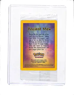2000 WOTC Pokemon Ancient Mew The Movie Sealed Promo Pack (d) - Image 1