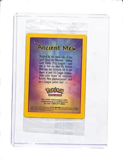 2000 WOTC Pokemon Ancient Mew The Movie Sealed Promo Pack (b) - Image 1