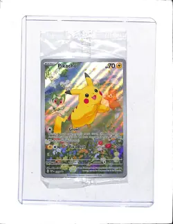 2024 Pokemon Scarlet & Violet Pikachu Sealed Pack Black Star Promo BSP #088 (b) - Image 1