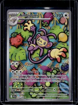 2025 Pokemon Phantasmal Flames Ambipom Illustration Rare #107/094 - Image 1
