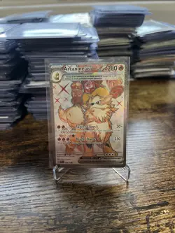 Pokemon TCG Arcanine ex Scarlet & Violet Base Set 224/198 Holo Ultra Rare - Image 1