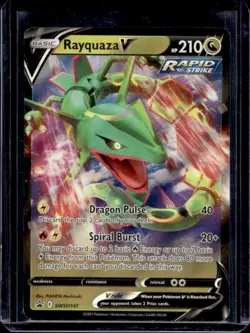 2019-2023 Pokemon SWSH Black Star Promos Rayquaza V #SWSH147 - Image 1