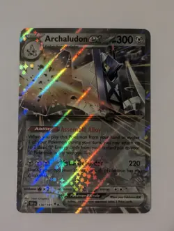 Archaludon ex 130/191 Holo Sv08: Surging Sparks Pokemon TCG NM 2024 - Image 1