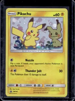 2016-19 Pokemon SM Black Star Promos Pikachu #SM162 - Image 1
