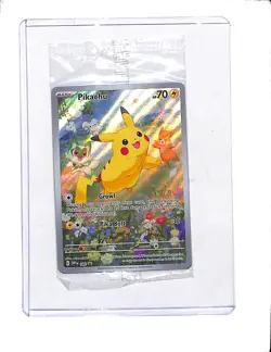 2024 Pokemon Scarlet & Violet Pikachu Sealed Pack Black Star Promo BSP #088 (a) - Image 1