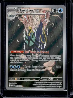 2025 Pokemon Mega Evolution Clawitzer Illustration Rare #141/132 - Image 1