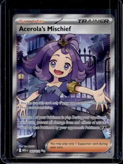 2025 Pokemon Mega Evolution Acerola's Mischief Ultra Rare #165/132 - Image 1