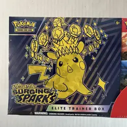 Pokemon Surging Sparks ETB & Booster Bundle Costco 2-pack (Factory Sealed) - Image 2