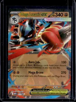 2025 Pokemon Black Star Promos Mega Lucario ex #012 - Image 1
