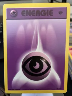 PSYCHIC ENERGY POKEMON 101/102 1999 BASE SET 1ST EDITION GERMAN - Image 1