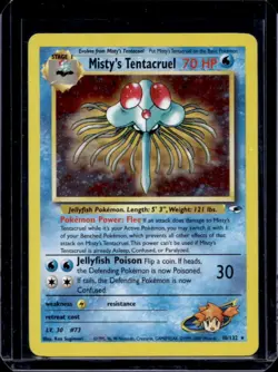 2000 Pokemon Gym Heroes Misty's Tentacruel Holo #10/132 - Image 1