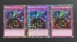 2025 YUGIOH MP25 1ST ED STARLIGHT RARE BOTTOMLESS TRAP HOLE X3 NM - Image 1