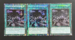 2025 YUGIOH MP25 1ST ED STARLIGHT RARE TENACITY OF THE MONARCHS X3 NM SET - Image 1