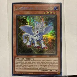 Yugioh! Lightsworn Dragonling - MP25-EN066 - Prismatic Secret Rare - 1st Edition - Image 1