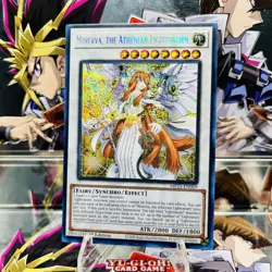 Yugioh Minerva, the Athenian Lightsworn MP25-EN069 Prismatic Secret Rare NM - Image 1