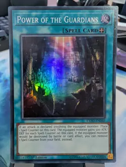 YuGiOh! Power of the Guardians EXFO-EN060 Super Rare 1st Ed - Image 1