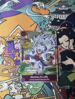 Monkey D Luffy Offline Regional 2024 Participant P-041 One Piece Promo Card - Image 1