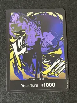 DON!! Card (Rob Lucci) FOIL OPCG One Piece Card Game PRB-02 Premium Booster - Image 1