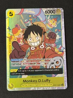 One Piece Card Game Monkey.D.Luffy OP07-109 Super Rare 500 Years In The Future - Image 1