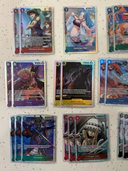 One Piece Azure Sea's Seven - OP14 SUPER RARE SR - LOT OF 37 NM - Image 2