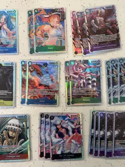 One Piece Azure Sea's Seven - OP14 SUPER RARE SR - LOT OF 37 NM - Image 3