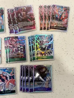 One Piece Azure Sea's Seven - OP14 SUPER RARE SR - LOT OF 37 NM - Image 4