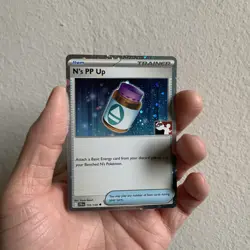 Pokemon N's PP Up 153/159 Prize Pack Series Cards Cosmo Holo Pack Fresh - NM - Image 1
