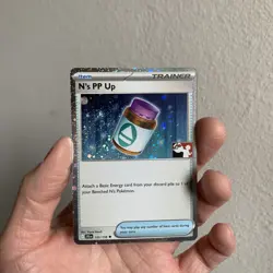Pokemon N's PP Up 153/159 Prize Pack Series Cards Cosmo Holo Pack Fresh - NM - Image 3