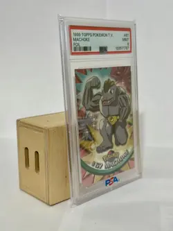 1999 Topps Pokemon TV Machoke Foil PSA 9 MINT Graded Card #67 POP 25! - Image 4