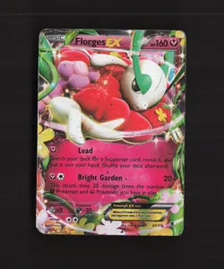 Florges EX 67/119 Phantom Forces Ultra Rare Holo Pokemon Card DMG - Image 1